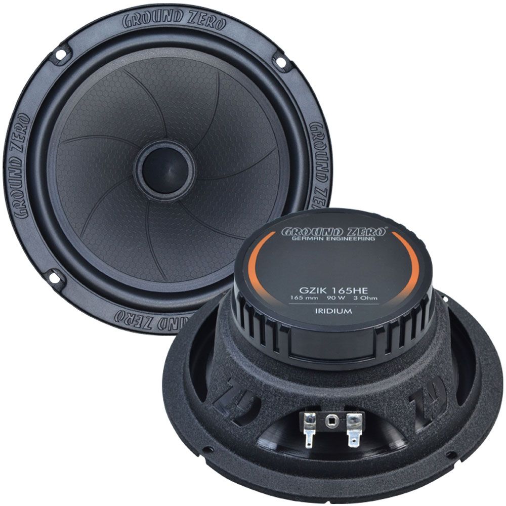 Ground Zero GZIC 165.2HE 16,5cm-es Komponens Hangszóró Szett