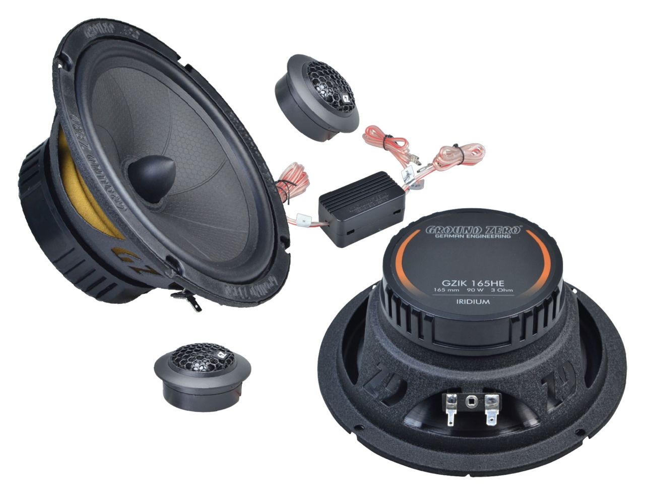 Ground Zero GZIC 165.2HE 16,5cm-es Komponens Hangszóró Szett