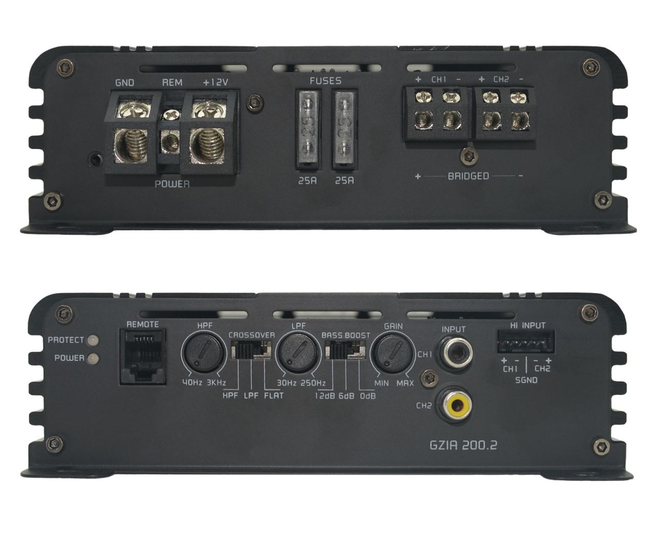 Ground Zero GZIA 200.2 2 csatornás erősítő, 2X135W