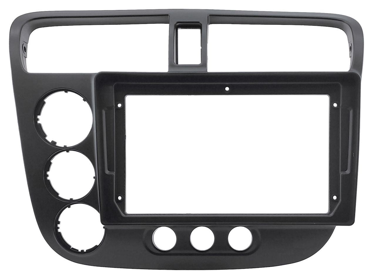 Honda Civic 7 Sedan, 9" autórádió beszerelő keret, Perfect FIT (HO174N)