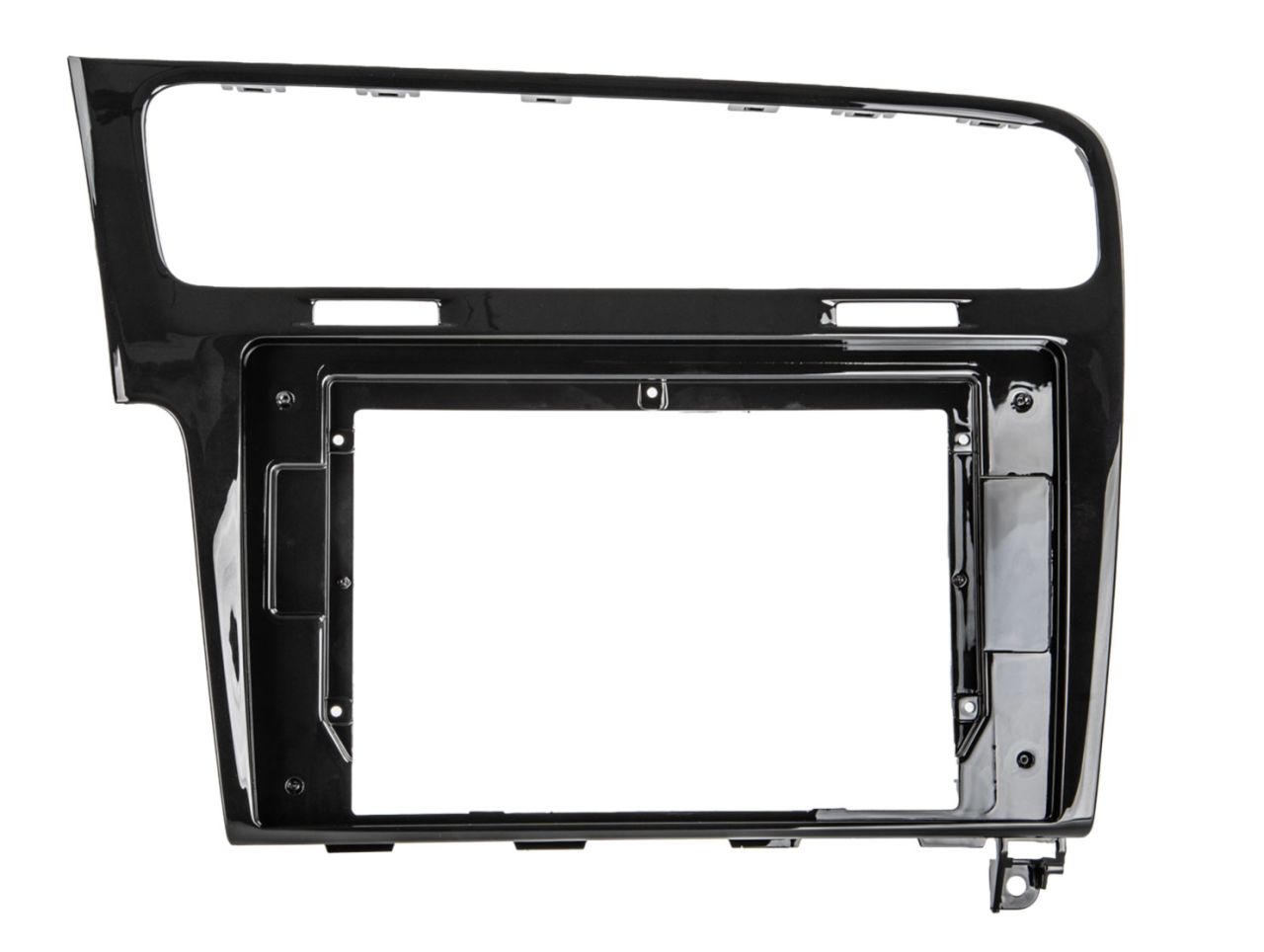 Volkswagen Golf VII 10" Perfect FIT rádió beépítő keret, zongoralakk fekete (381320-138-1)